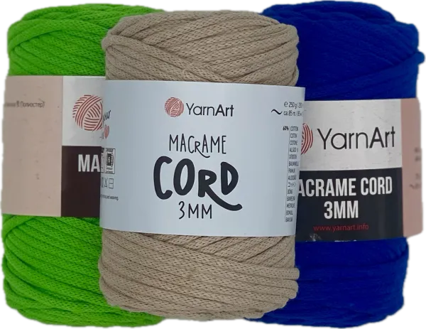 MACRAMÉ CORD 3mm