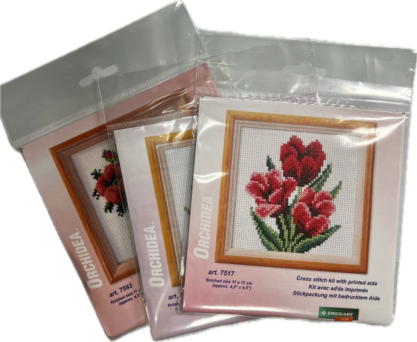 Sada na vyšívanie kompletná 11x11 cm